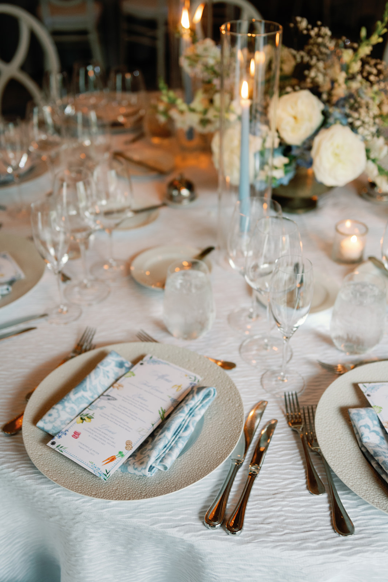 beautiful floral tablescape at the Newbury Boston